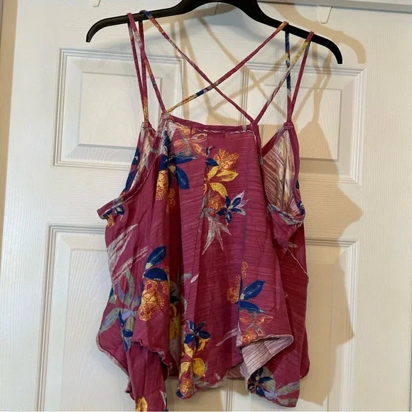 Free People Hey Girl Cotton Tank Top Size M - Picture 9 of 9